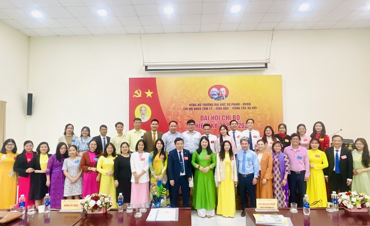 Đại hội Chi bộ Khoa Tâm lý - Giáo dục - Công tác xã hội